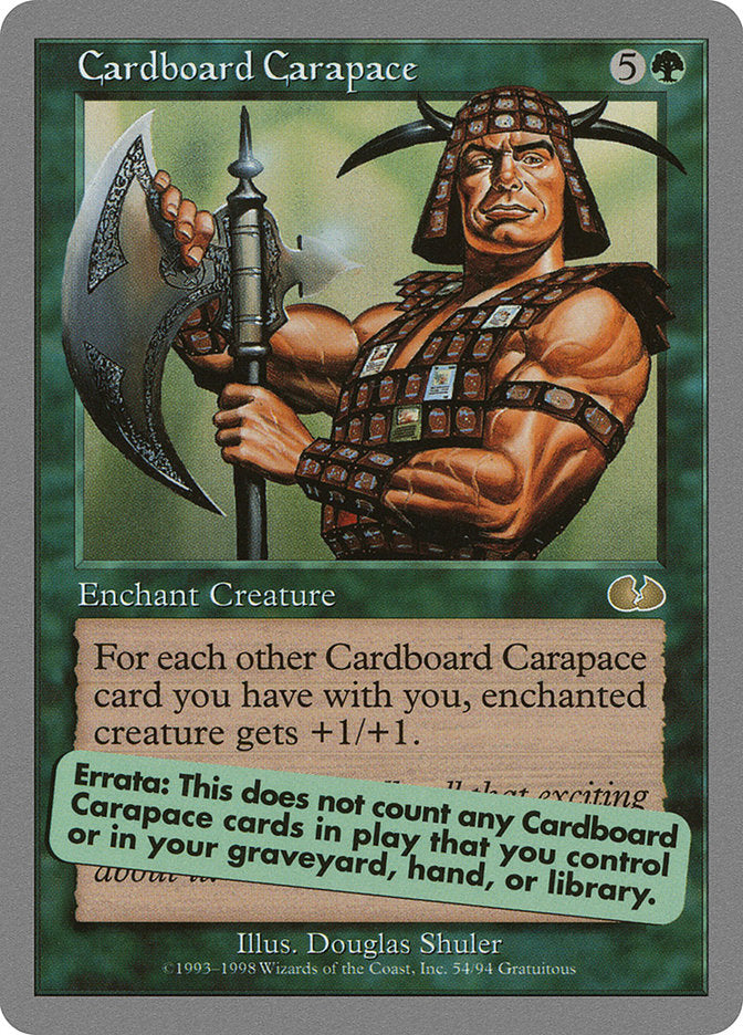 Cardboard Carapace [Unglued] | Deep Dive Games St. Marys