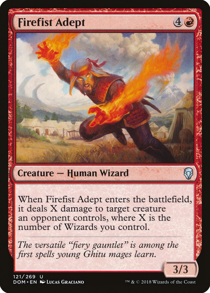 Firefist Adept [Dominaria] | Deep Dive Games St. Marys