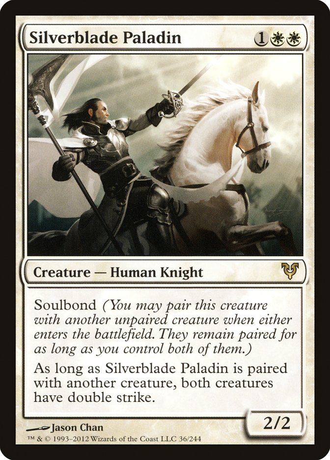 Silverblade Paladin [Avacyn Restored] | Deep Dive Games St. Marys