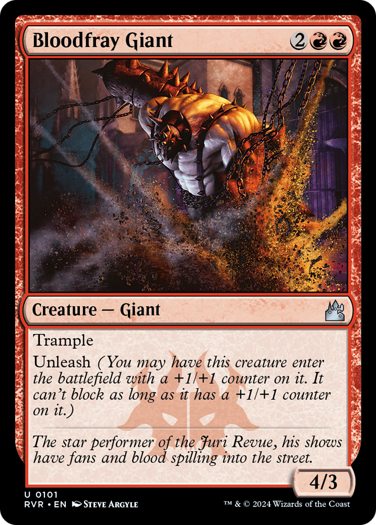 Bloodfray Giant [Ravnica Remastered] | Deep Dive Games St. Marys