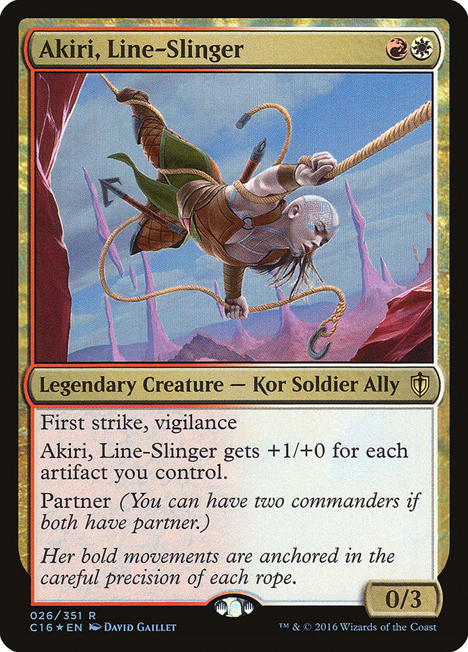 Akiri, Line-Slinger [Commander 2016] | Deep Dive Games St. Marys