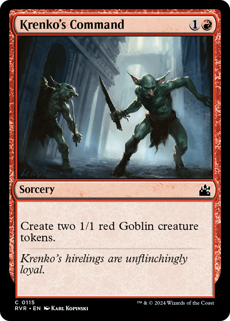 Krenko's Command [Ravnica Remastered] | Deep Dive Games St. Marys