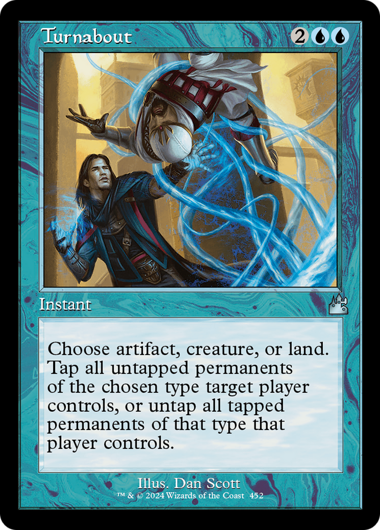 Turnabout (Retro Frame) [Ravnica Remastered] | Deep Dive Games St. Marys