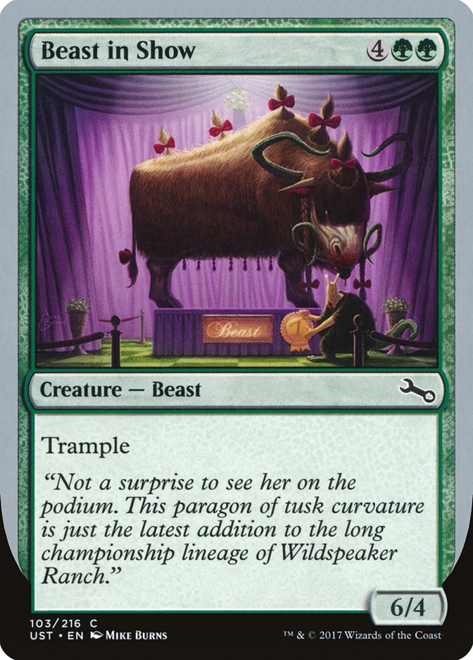 Beast in Show ("Not a surprise...") [Unstable] | Deep Dive Games St. Marys