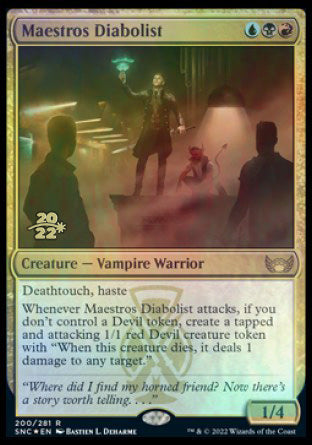 Maestros Diabolist [Streets of New Capenna Prerelease Promos] | Deep Dive Games St. Marys