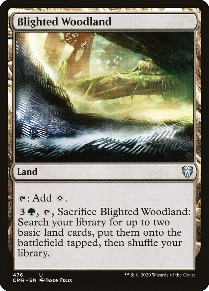 Blighted Woodland [Commander Legends] | Deep Dive Games St. Marys