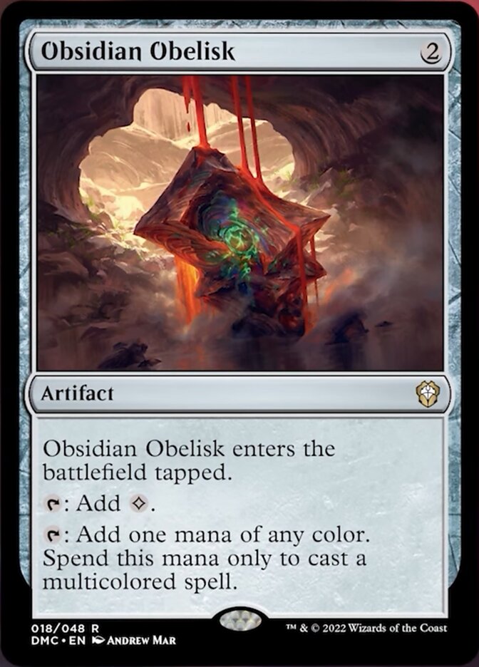 Obsidian Obelisk [Dominaria United Commander] | Deep Dive Games St. Marys