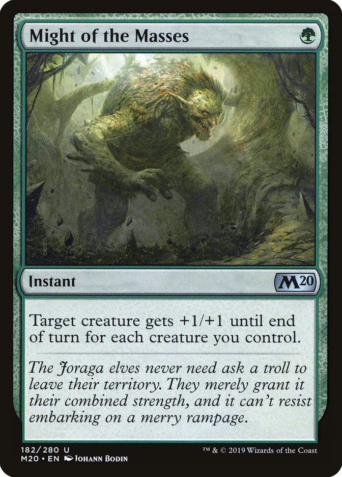 Might of the Masses [Core Set 2020] | Deep Dive Games St. Marys