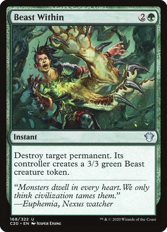 Beast Within [Commander 2020] | Deep Dive Games St. Marys