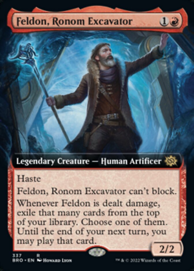 Feldon, Ronom Excavator (Extended Art) [The Brothers' War] | Deep Dive Games St. Marys