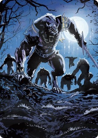 Tovolar, the Midnight Scourge 2 Art Card [Innistrad: Midnight Hunt Art Series] | Deep Dive Games St. Marys