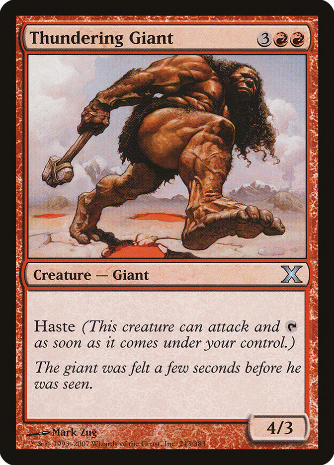 Thundering Giant [Tenth Edition] | Deep Dive Games St. Marys
