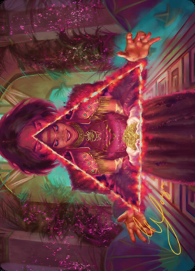 Seize the Spotlight Art Card (Gold-Stamped Signature) [Streets of New Capenna Art Series] | Deep Dive Games St. Marys