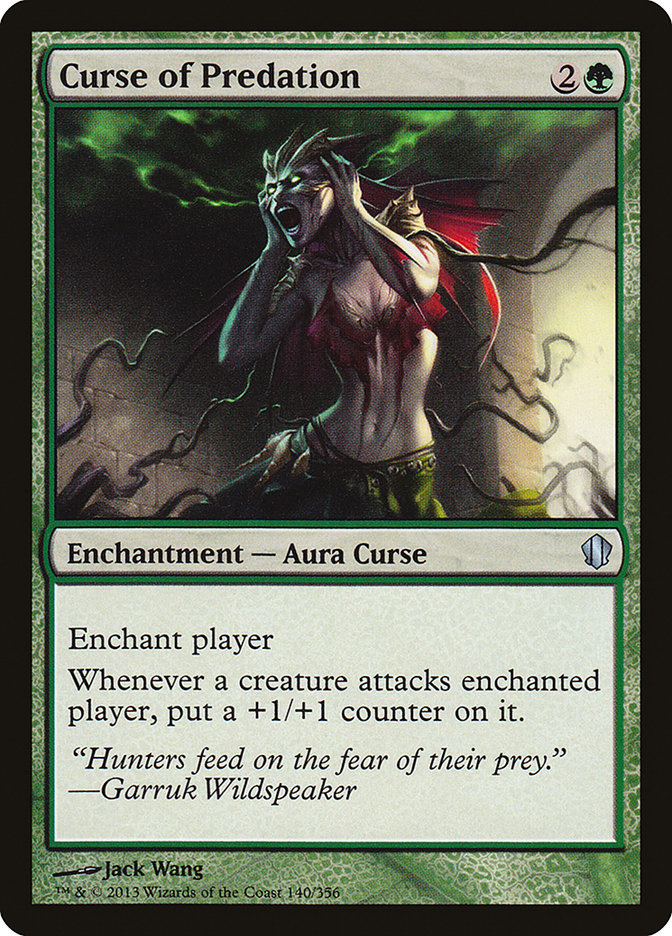 Curse of Predation [Commander 2013] | Deep Dive Games St. Marys