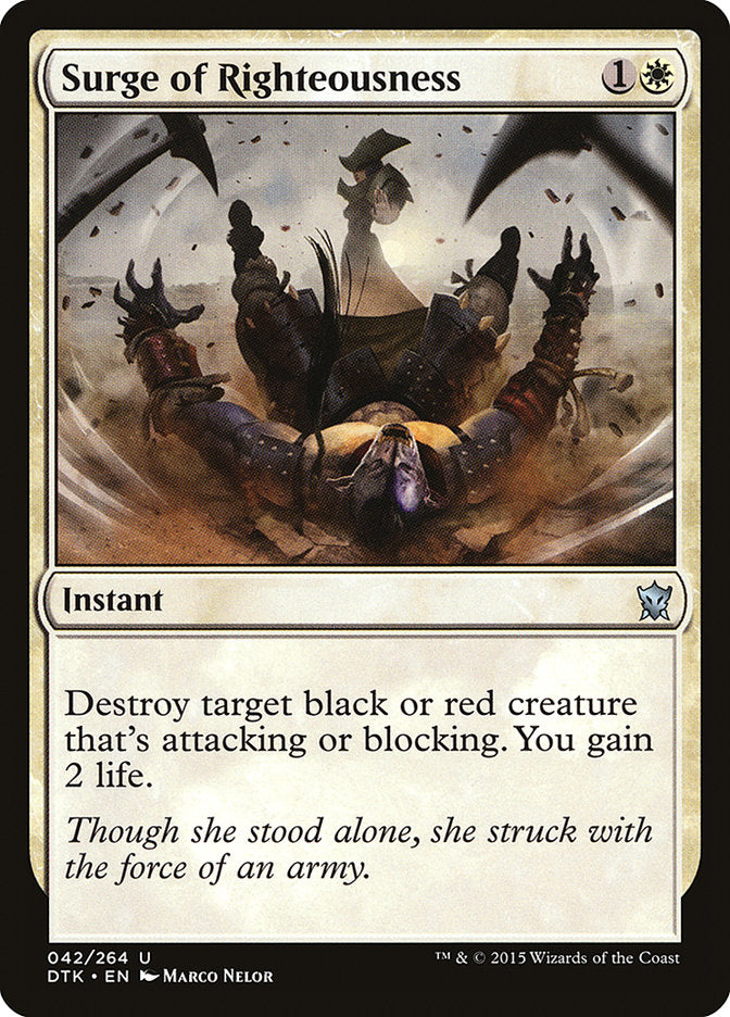 Surge of Righteousness [Dragons of Tarkir] | Deep Dive Games St. Marys