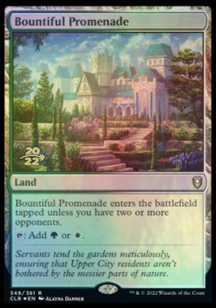 Bountiful Promenade [Commander Legends: Battle for Baldur's Gate Prerelease Promos] | Deep Dive Games St. Marys