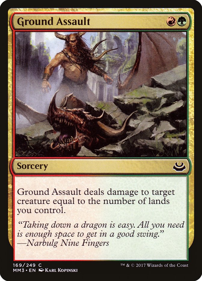 Ground Assault [Modern Masters 2017] | Deep Dive Games St. Marys