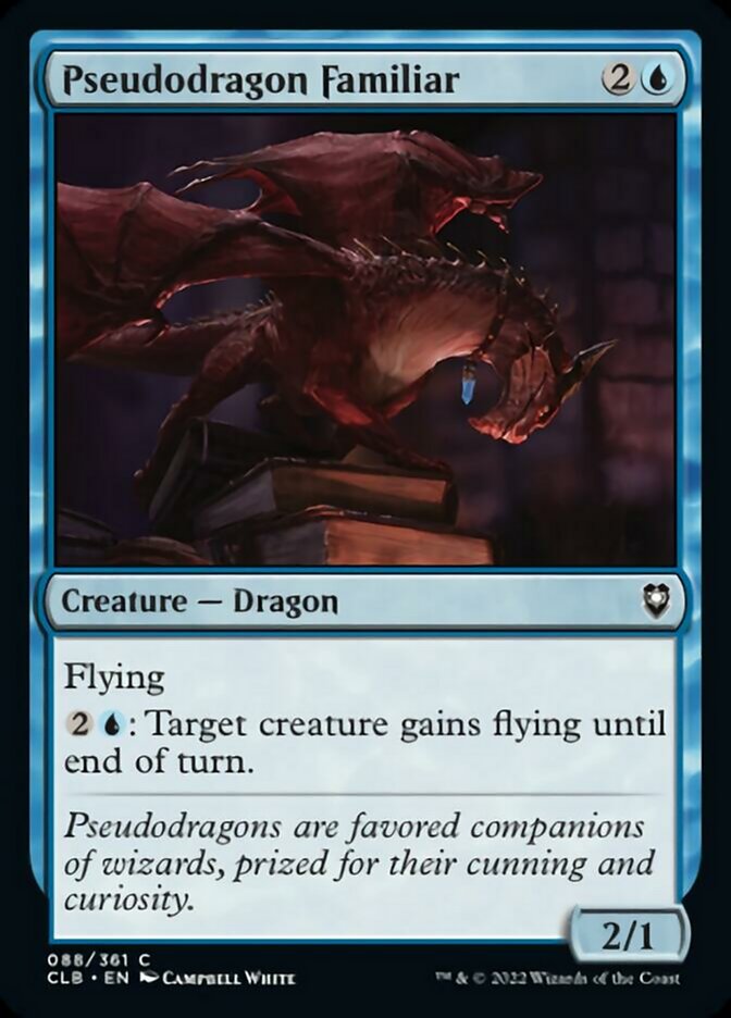 Pseudodragon Familiar [Commander Legends: Battle for Baldur's Gate] | Deep Dive Games St. Marys