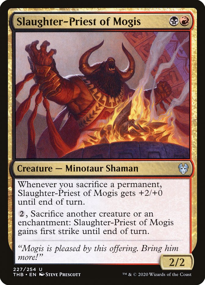Slaughter-Priest of Mogis [Theros Beyond Death] | Deep Dive Games St. Marys