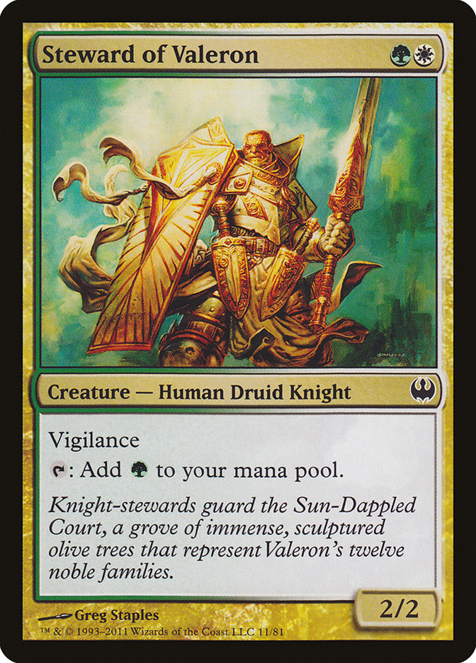 Steward of Valeron [Duel Decks: Knights vs. Dragons] | Deep Dive Games St. Marys