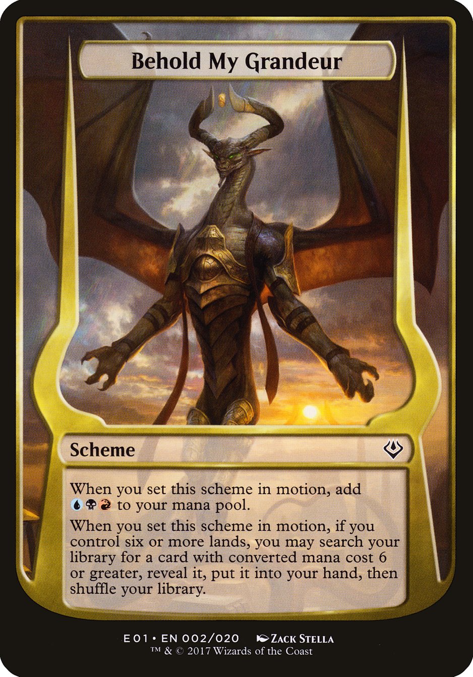 Behold My Grandeur (Schemes) [Archenemy: Nicol Bolas Schemes] | Deep Dive Games St. Marys