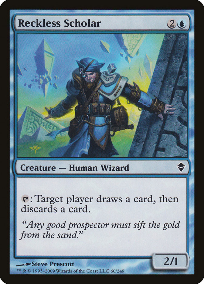 Reckless Scholar [Zendikar] | Deep Dive Games St. Marys