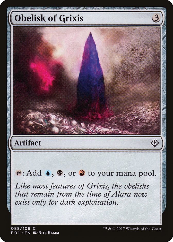 Obelisk of Grixis [Archenemy: Nicol Bolas] | Deep Dive Games St. Marys
