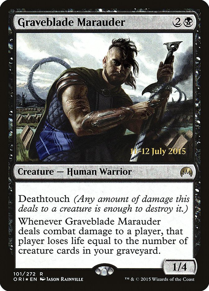 Graveblade Marauder [Magic Origins Prerelease Promos] | Deep Dive Games St. Marys