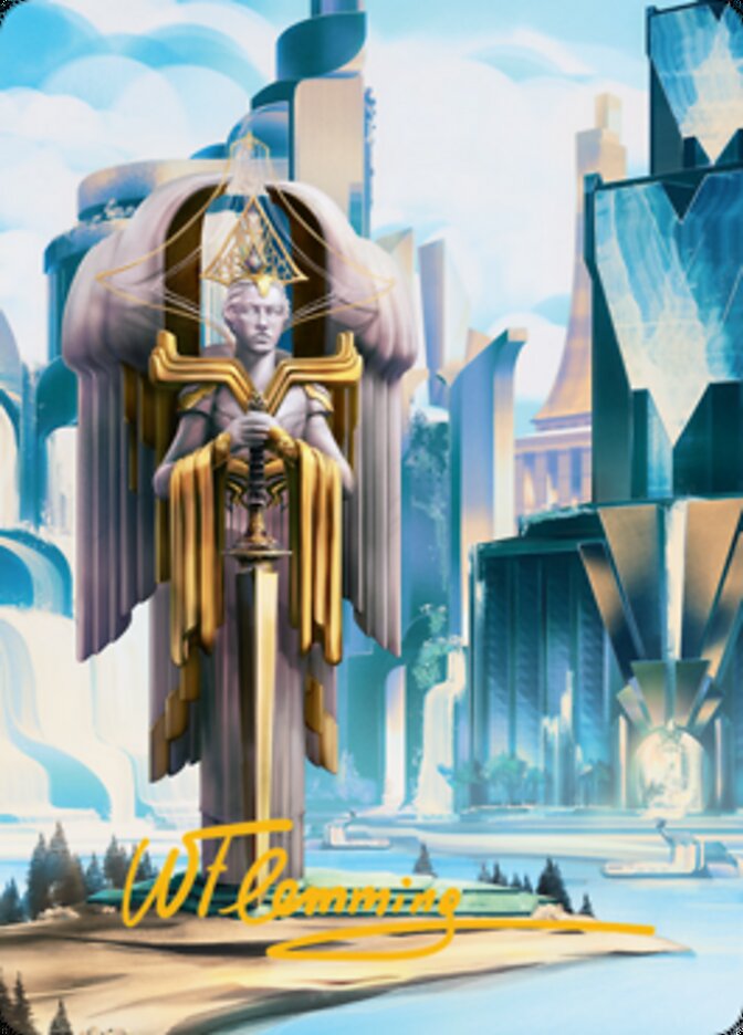 Island Art Card (Gold-Stamped Signature) [Streets of New Capenna Art Series] | Deep Dive Games St. Marys