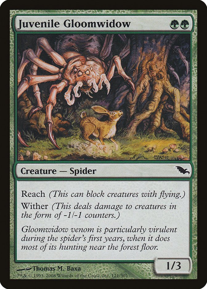 Juvenile Gloomwidow [Shadowmoor] | Deep Dive Games St. Marys