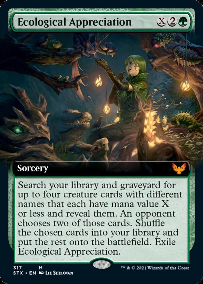 Ecological Appreciation (Extended Art) [Strixhaven: School of Mages] | Deep Dive Games St. Marys