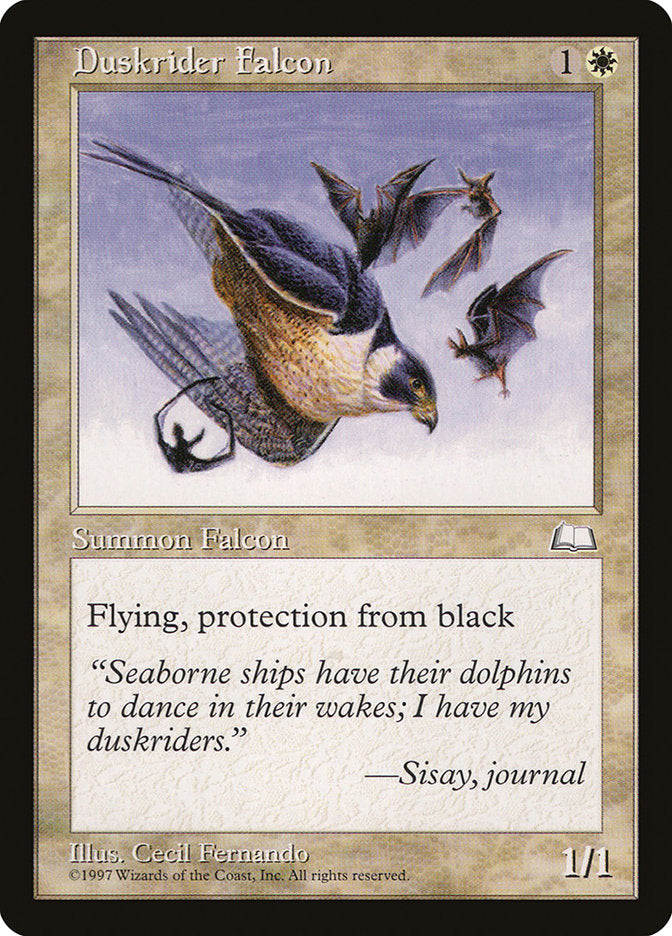 Duskrider Falcon [Weatherlight] | Deep Dive Games St. Marys