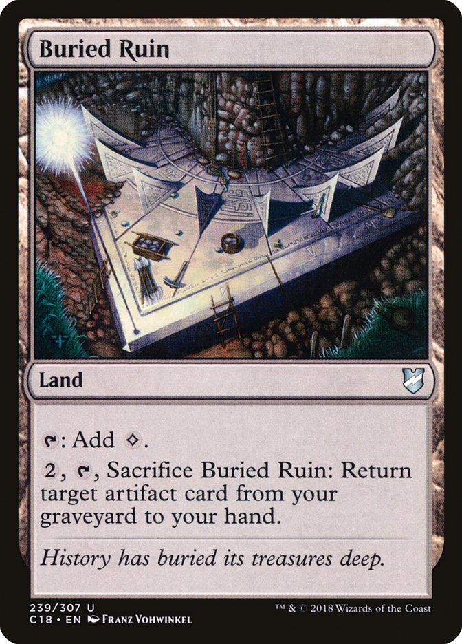 Buried Ruin [Commander 2018] | Deep Dive Games St. Marys