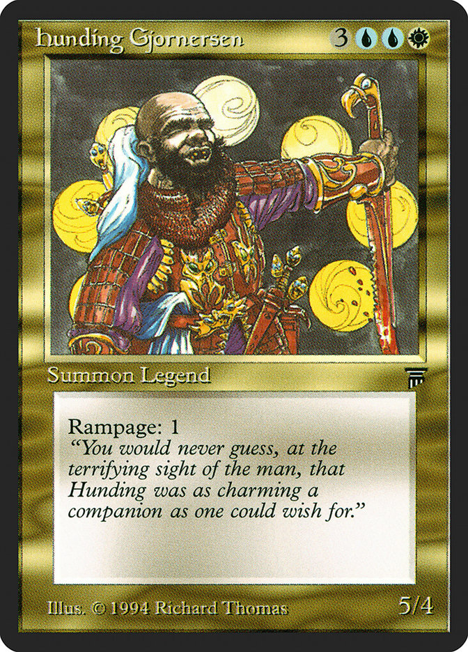 Hunding Gjornersen [Legends] | Deep Dive Games St. Marys
