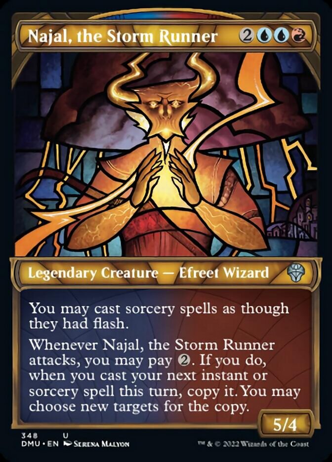Najal, the Storm Runner (Showcase Textured) [Dominaria United] | Deep Dive Games St. Marys