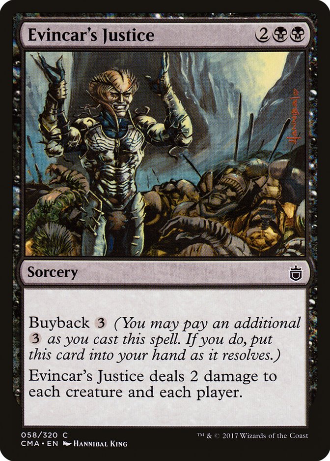 Evincar's Justice [Commander Anthology] | Deep Dive Games St. Marys