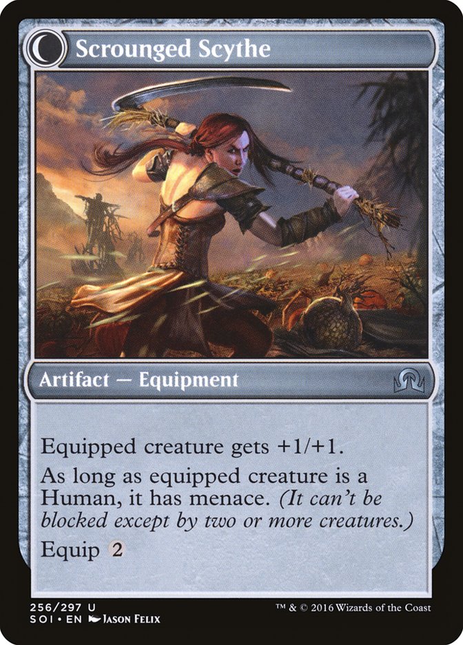 Harvest Hand // Scrounged Scythe [Shadows over Innistrad] | Deep Dive Games St. Marys