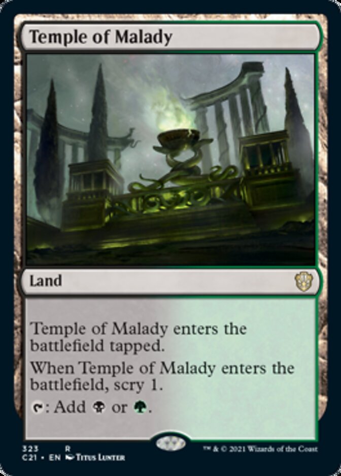 Temple of Malady [Commander 2021] | Deep Dive Games St. Marys