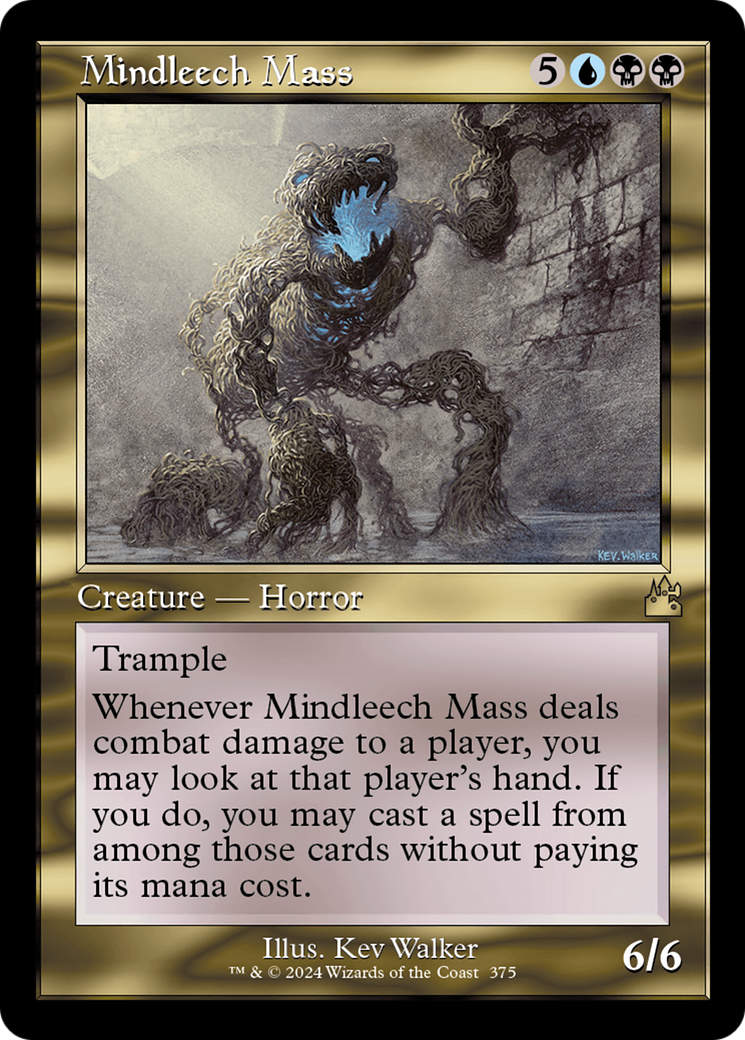Mindleech Mass (Retro Frame) [Ravnica Remastered] | Deep Dive Games St. Marys