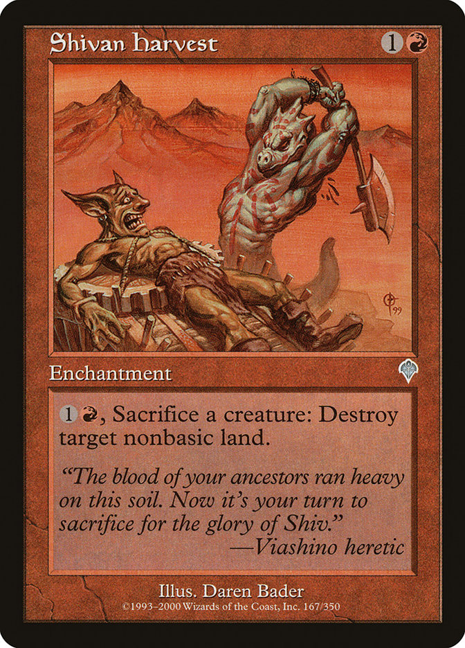 Shivan Harvest [Invasion] | Deep Dive Games St. Marys