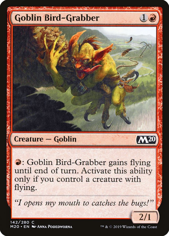 Goblin Bird-Grabber [Core Set 2020] | Deep Dive Games St. Marys