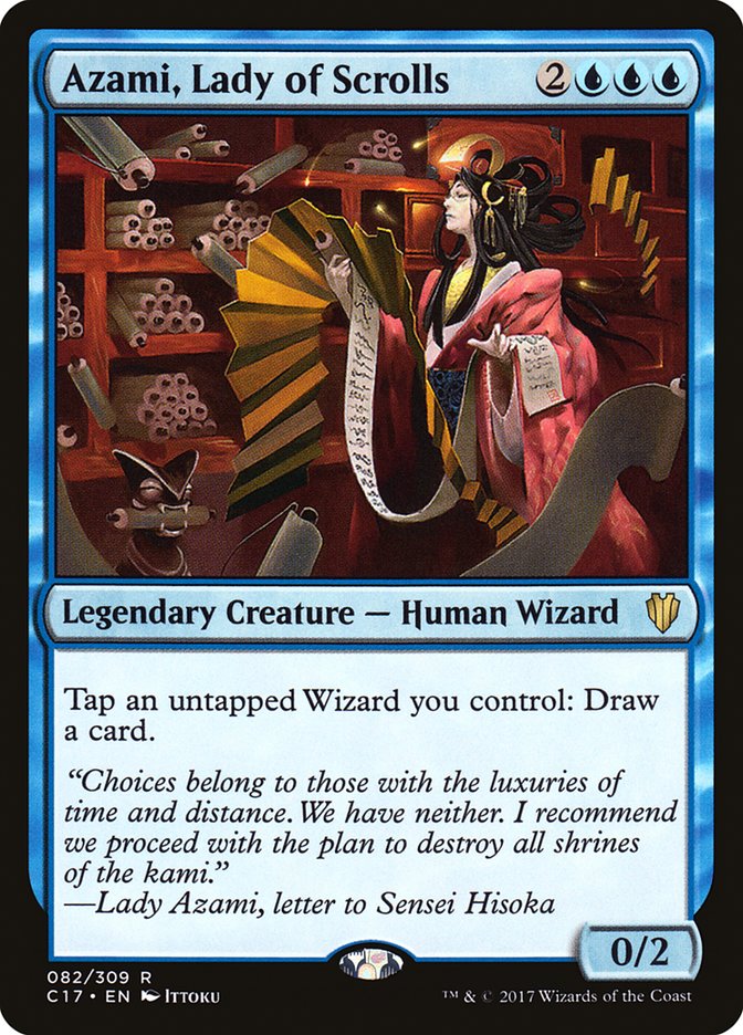 Azami, Lady of Scrolls [Commander 2017] | Deep Dive Games St. Marys