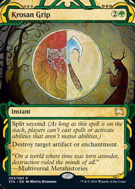 Krosan Grip (Foil Etched) [Strixhaven: School of Mages Mystical Archive] | Deep Dive Games St. Marys
