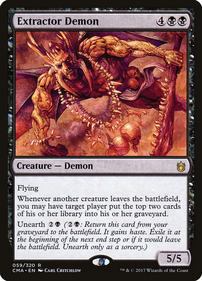 Extractor Demon [Commander Anthology] | Deep Dive Games St. Marys