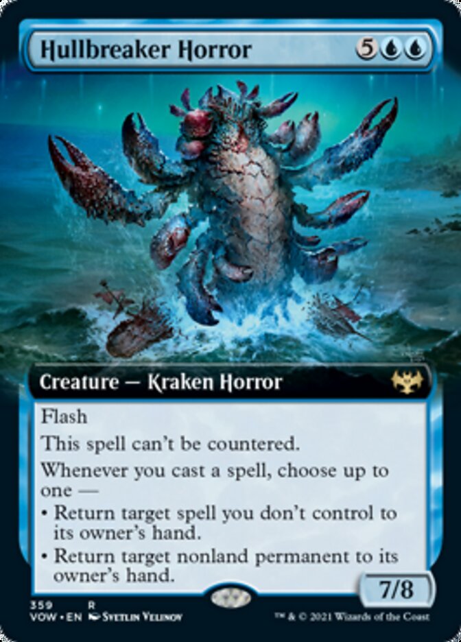 Hullbreaker Horror (Extended Art) [Innistrad: Crimson Vow] | Deep Dive Games St. Marys