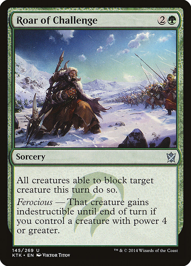 Roar of Challenge [Khans of Tarkir] | Deep Dive Games St. Marys