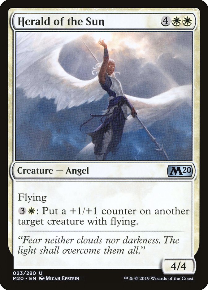 Herald of the Sun [Core Set 2020] | Deep Dive Games St. Marys