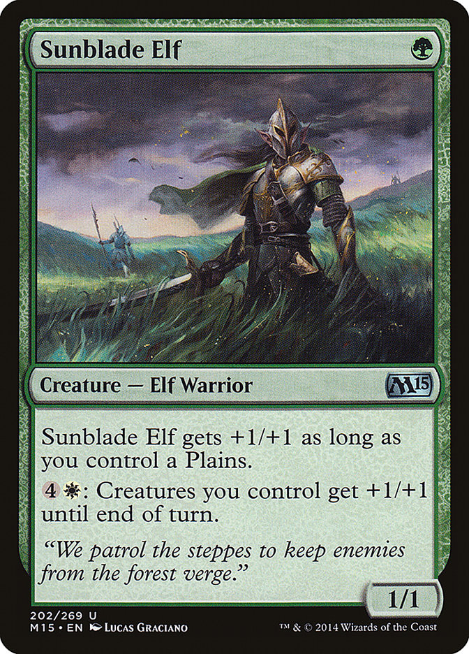 Sunblade Elf [Magic 2015] | Deep Dive Games St. Marys