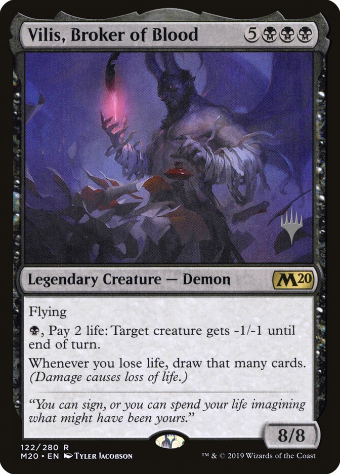 Vilis, Broker of Blood (Promo Pack) [Core Set 2020 Promos] | Deep Dive Games St. Marys