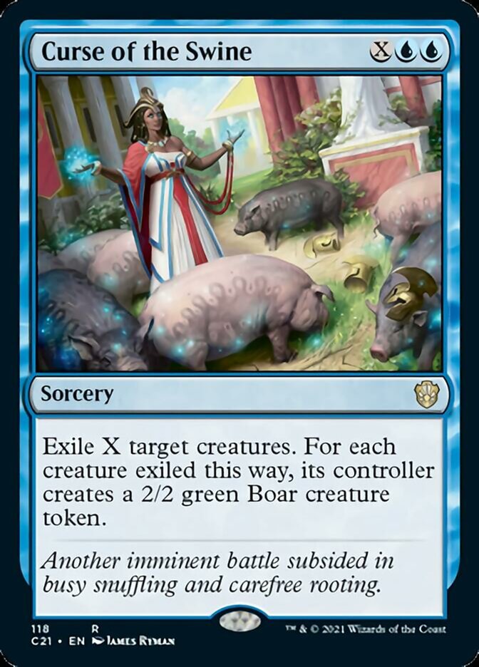 Curse of the Swine [Commander 2021] | Deep Dive Games St. Marys